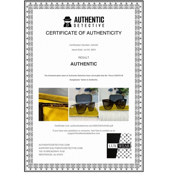 GUCCI Tortoise Shell Sunglasses - Picture 3 of 15